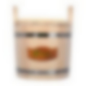 Запарник 9 л, «С лёгким паром», с крышкой, липа