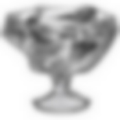 Блюдо на ножке Bohema grey диаметр=26 см высота=22 см