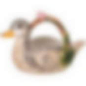 Конфетница с ручкой коллекция Duck stories 24х16х17 см