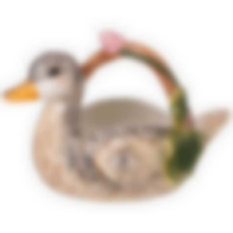 Конфетница с ручкой коллекция Duck stories 24х16х17 см