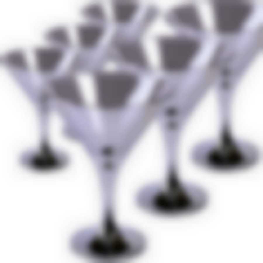 Набор 6-ти бокалов д/мартини Сияющий графит 170 мл