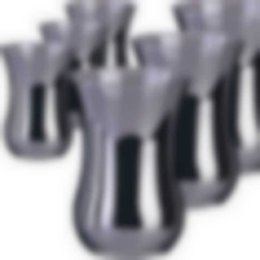 Набор 6-ти стаканов д/чая 120 мл Сияющий графит