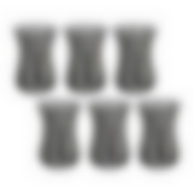 Набор 6 стаканов д/чая 140 мл Сияющий графит