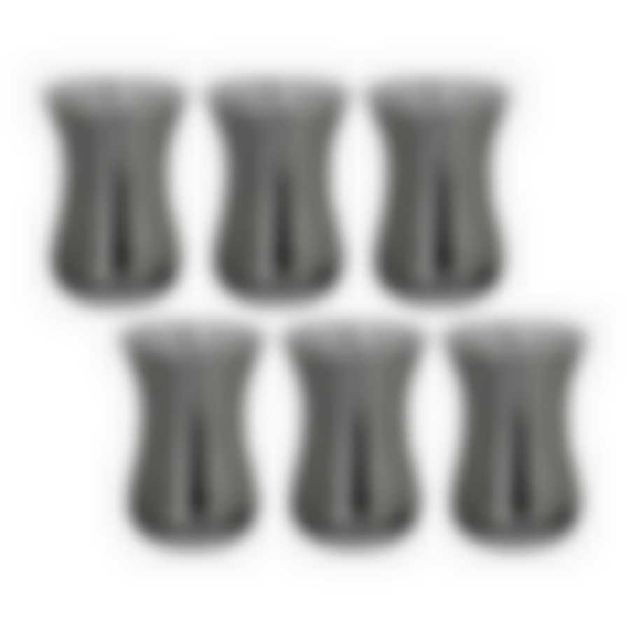 Набор 6 стаканов д/чая 140 мл Сияющий графит