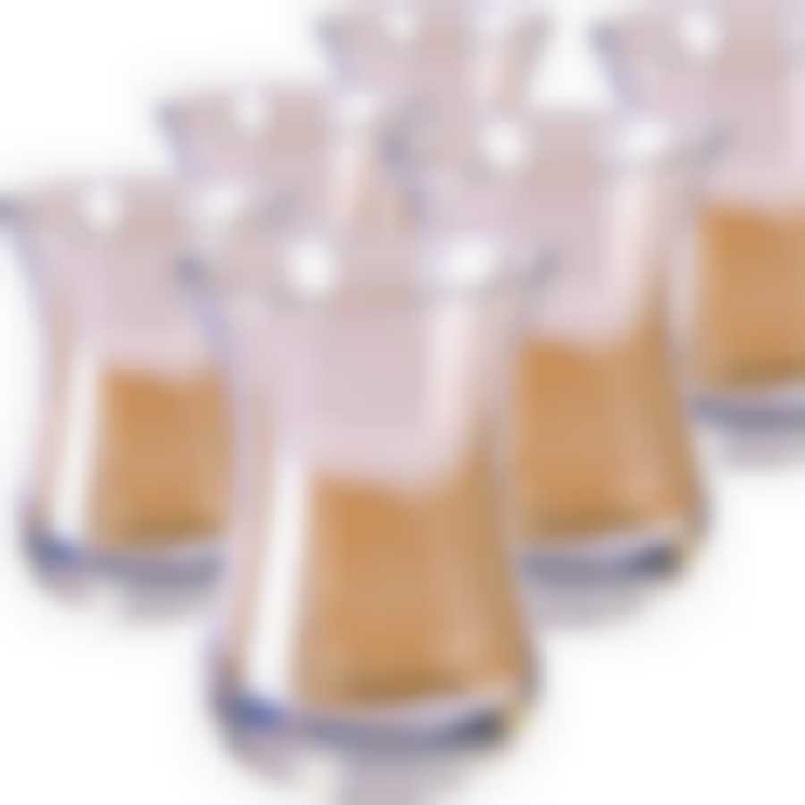 Набор 6 стаканов д/чая 140 мл Золотистый мёд