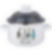 Кастрюля agness эмалированная с эмал.крышкой серия Family farm , 1.5 л, 16*10 см