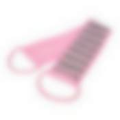 Мочалка "Женская" лента, двусторонняя, 10х60 см (10х74 см с ручками), medium/soft