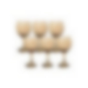 Набор 6-ти бокалов д/вина Золотистый мёд 260 мл