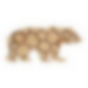 Панно можжевеловое, фигурное, медведь 27х57 см "Банные штучки" в кор.