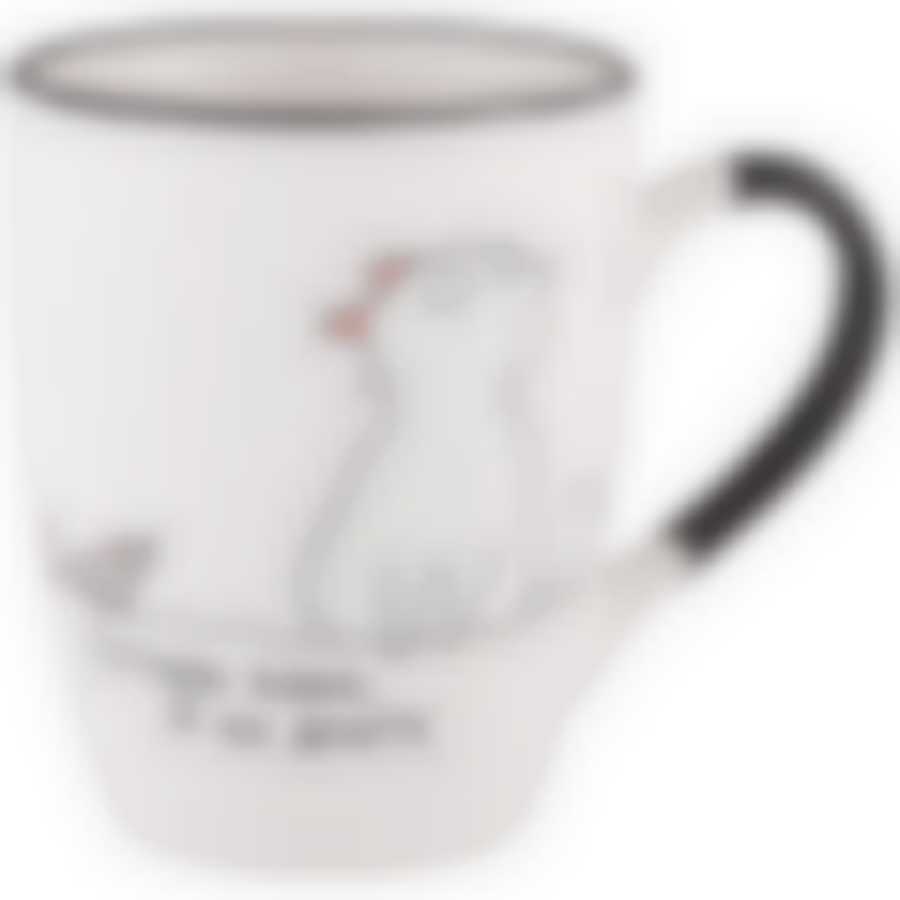 Кружка Оставь меня, я на диете 340 мл