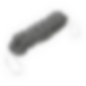 Мочалка-косичка, серая, 40 г, 26х5х5 см, для бани и сауны, HotPot