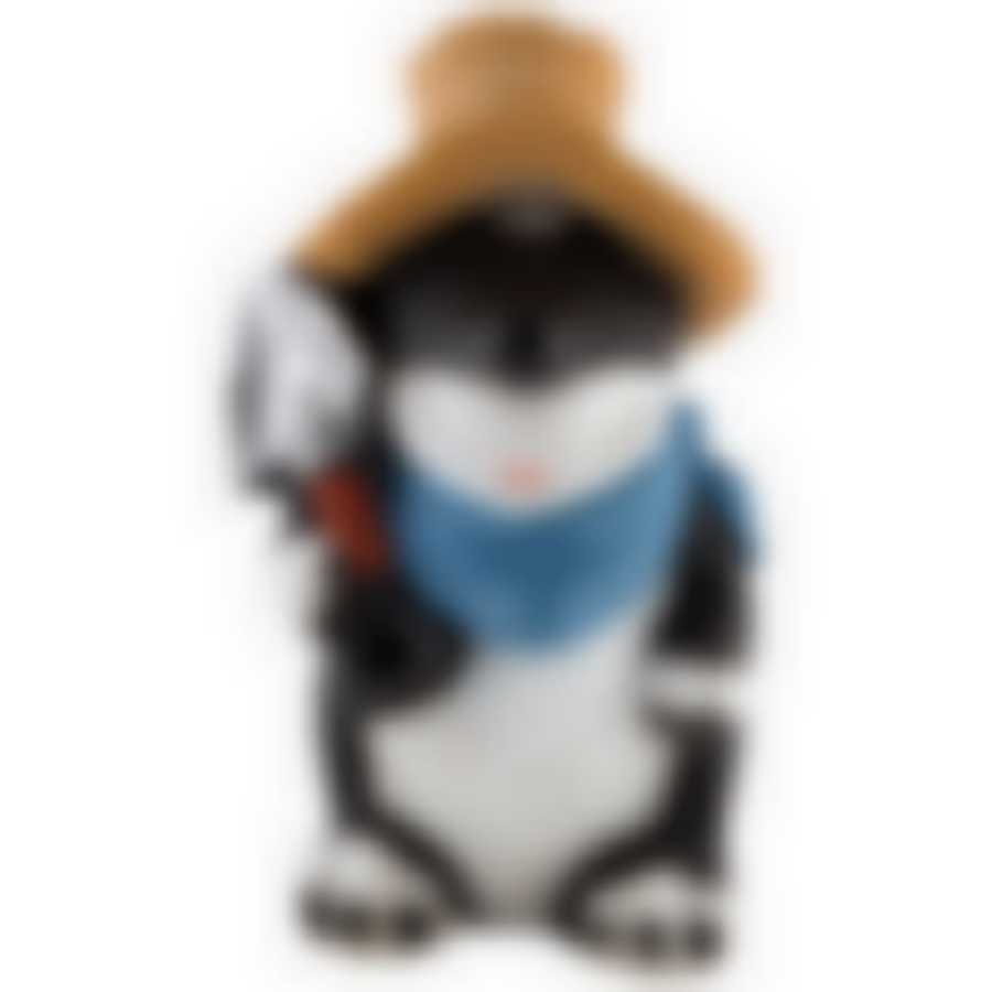 Фигурка садовая "Крот в шляпе" Н-45см