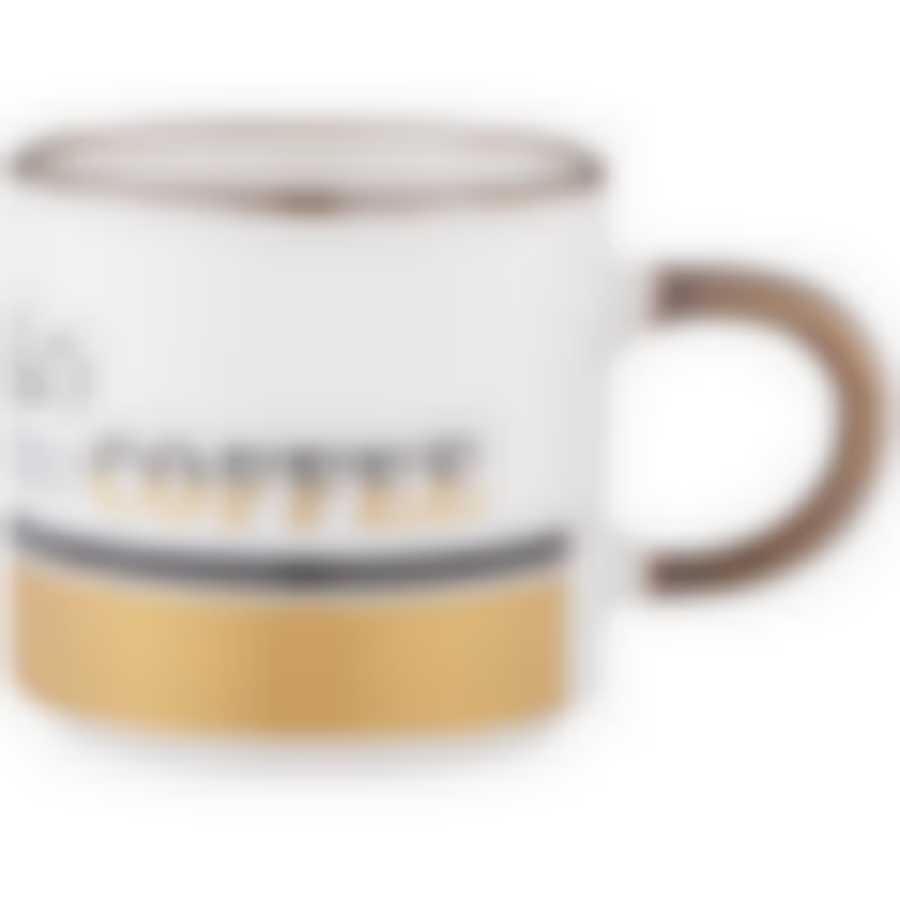 Кружка But first coffee 390 мл белая