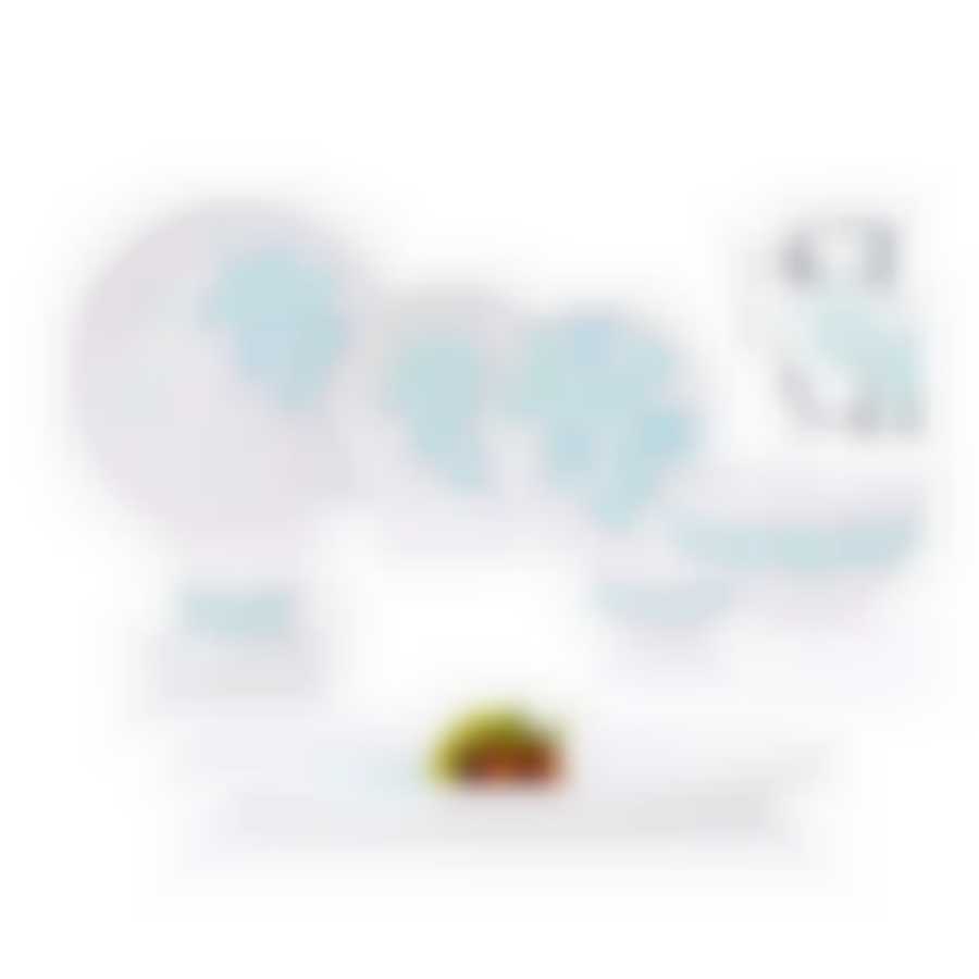 Набор столовый DIWALI FRESCURA TURQUOISE 46 предметов