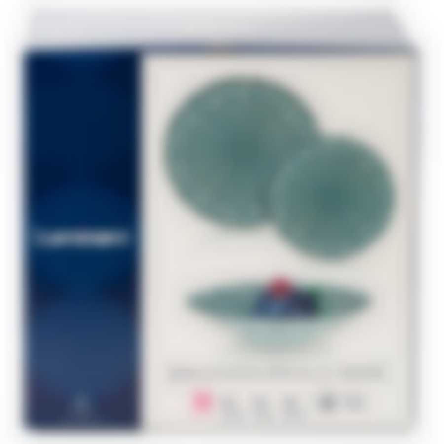 Набор столовый BRUSHMANIA METALLIC GREEN 12пр