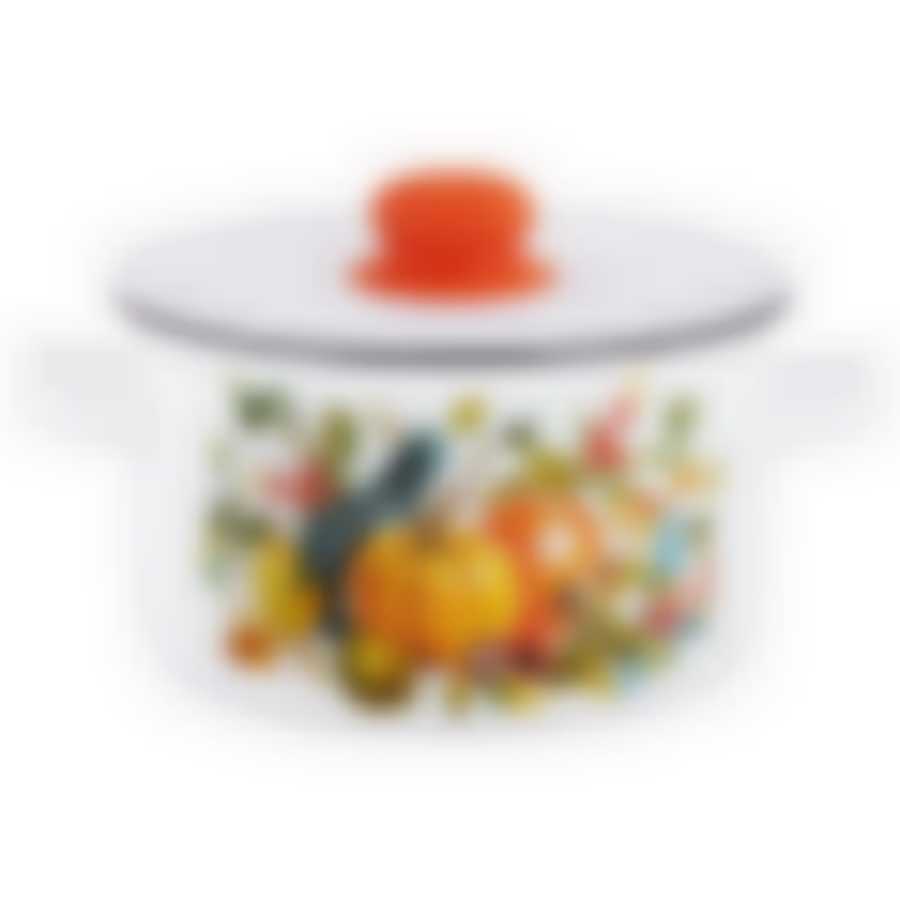 Кастрюля 1,5л цилиндрическая Осень ТМ Appetite, 1с15с/1