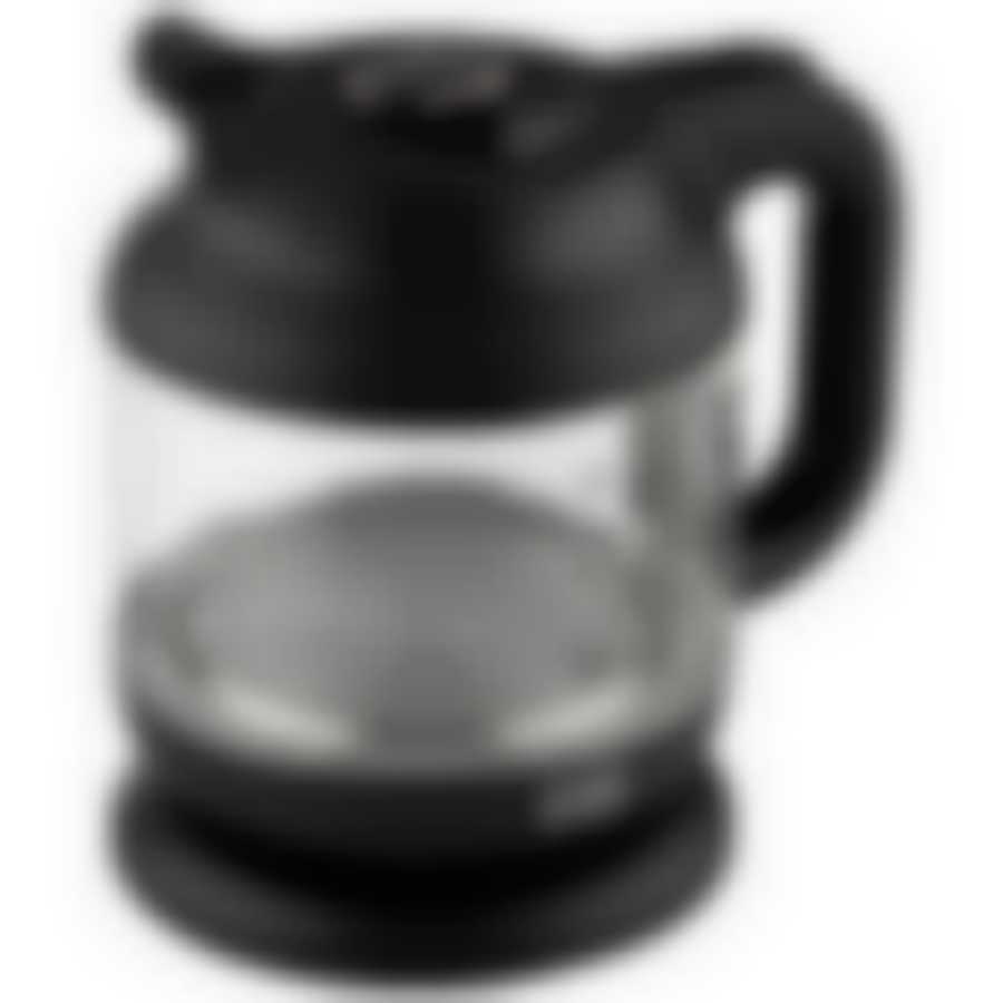 Чайник HomeStar HS-1056 (1,2 л), стекло, пластик, черный