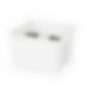 Кашпо на перила 294х291х197 малое (белый)