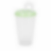 Стакан 0,5л (с крышкой и трубочкой) (зелёный)