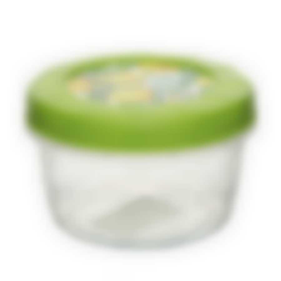 Банка с завинчивающейся крышкой с декором 0,6л