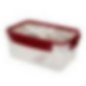 Контейнер для продуктов LOCK&OK с декором 1,1л (Бордовый)