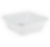 Таз квадратный 12 л (белый)