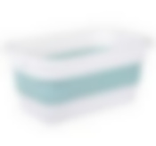 Ведро ФЛЕКС 16л прямоугольное складное  Морская волна