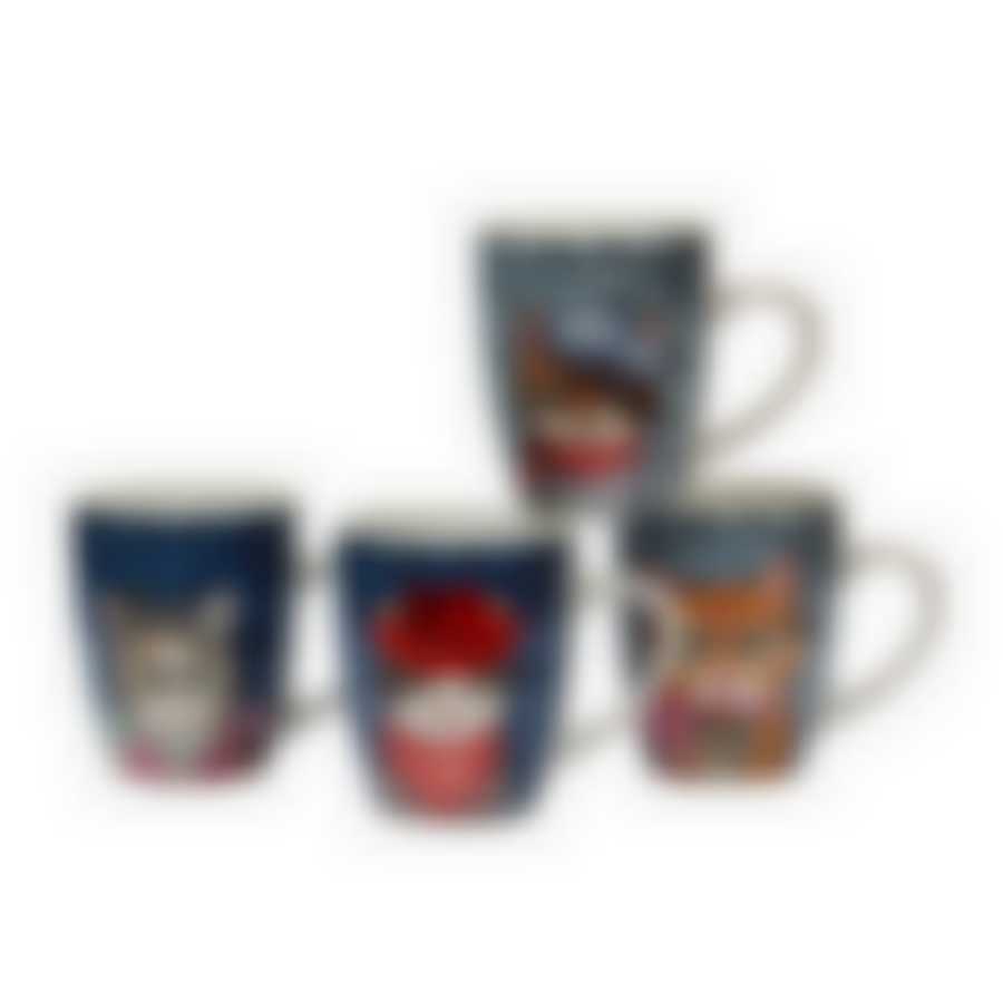 Кружка Бочка.340мл "Котомания " MIX