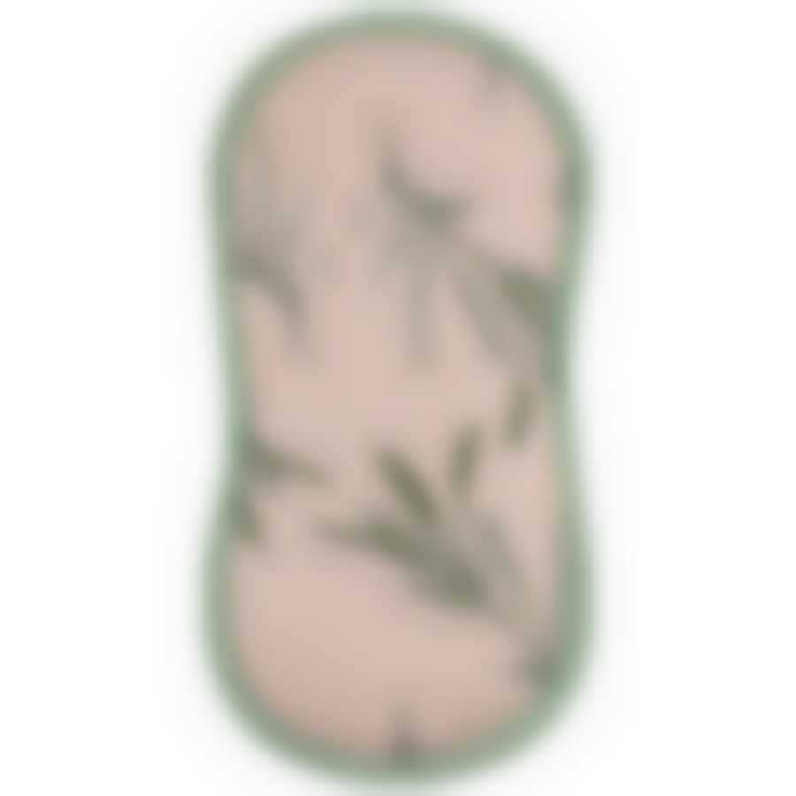 Губка-скраб двухсторонняя 19х9,5см 2шт, микрофибра+абразив