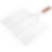 Решетка для барбекю ECOS RD-105D (6 секций, р-р 40х30х1,5 см, общая длина 60 см, хром.)