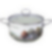 Кастрюля agness эмалированная со стеклянной крышкой серия Family house , 3,8 л диа. 22см