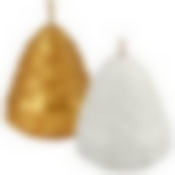 Свеча декоративная "Еловая шишка". Размер 5,5х5,5х7 см 2 цв NEW