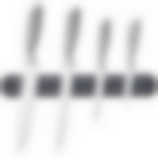 Набор ножей agness 5 пр.с магнитным держателем и ручкой из нерж.стали