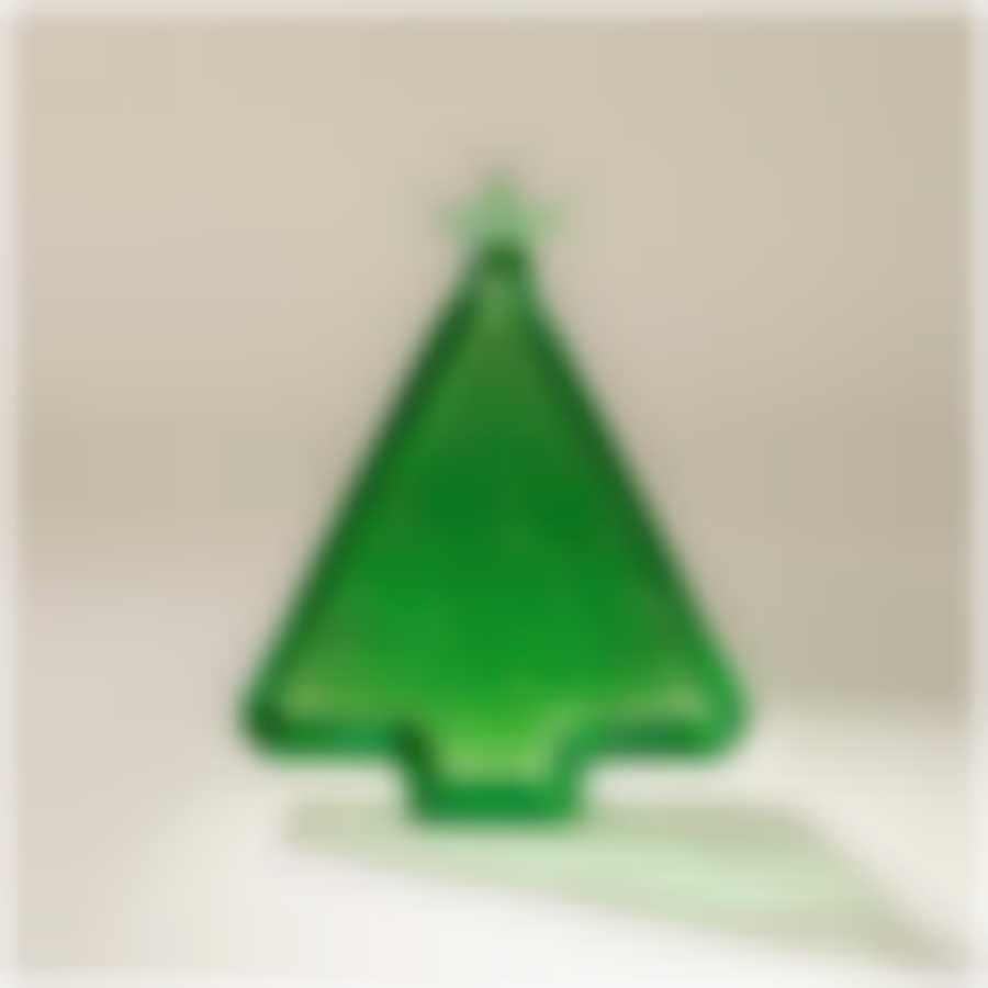 Блюдо celebration green 20,5*16*2,5 см