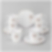 Кофейный набор lefard Inspiration золотой цветок на 6 пер. 12 пр. 220 мл 