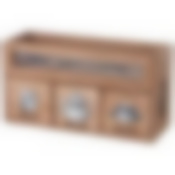 Подставка для кухонных аксессуаров с ящичками 31*11,5*16 см