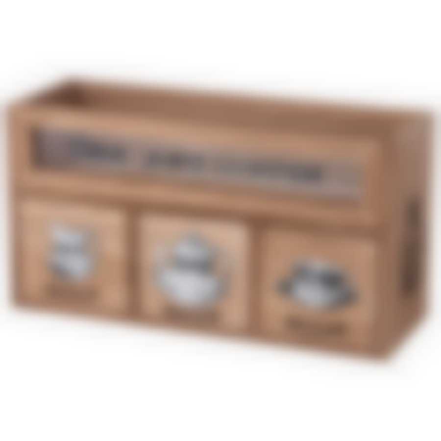 Подставка для кухонных аксессуаров с ящичками 31*11,5*16 см