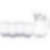 Набор для сока/воды 5 пр.: кувшин 1,5 л + 4 стакана 390 мл