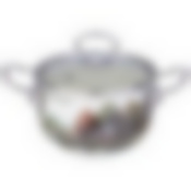 Кастрюля agness эмалированная со стеклянной крышкой серия Family house , 1,5 л диа.16см