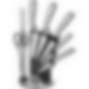 Набор ножей agness с ножницами и мусатом на пластиковой подставке, 8 предметов