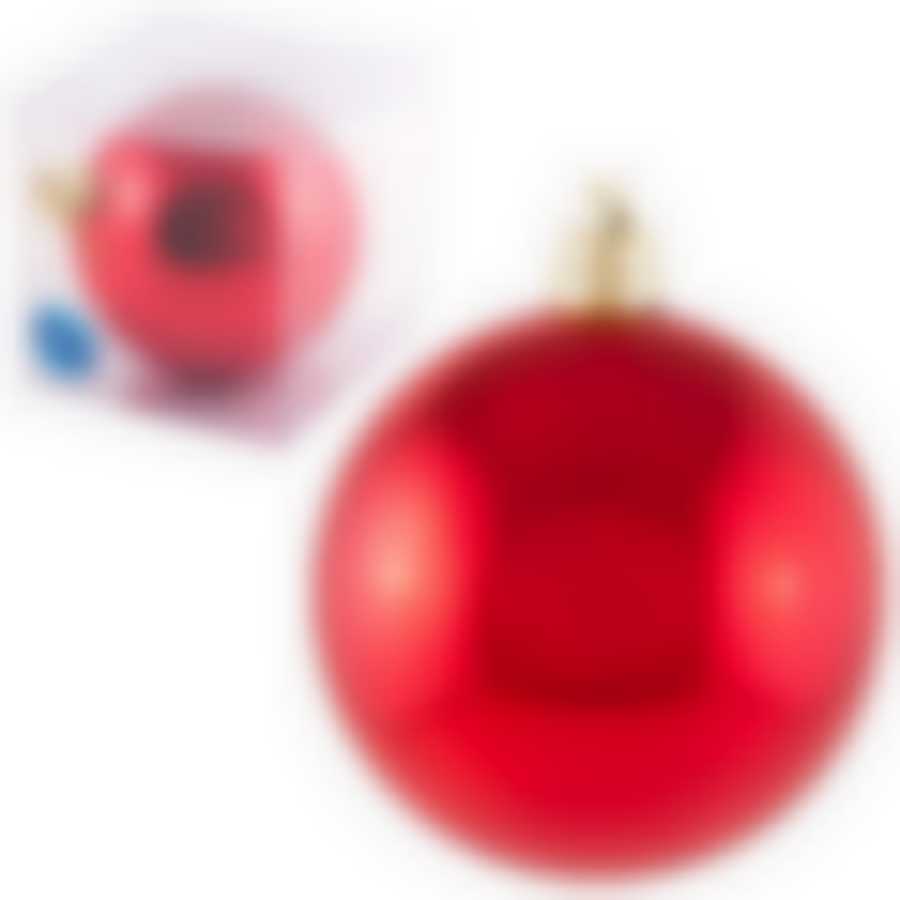 Шар "15" красный