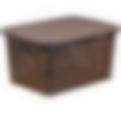 Ящик с крышкой "Ротанг", 370*280*190 мм (бежевый ротанг)