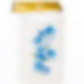 Доска разделочная 275х173 мм с рисунком (голубые цветы)