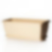 Балконный ящик с поддоном "Алиция", 400 мм (белая глина)