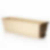 Балконный ящик с поддоном "Алиция", 600 мм ("белая глина")