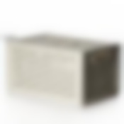 Ящик с крышкой "Ротанг", 280*185*126 мм ("белый ротанг")