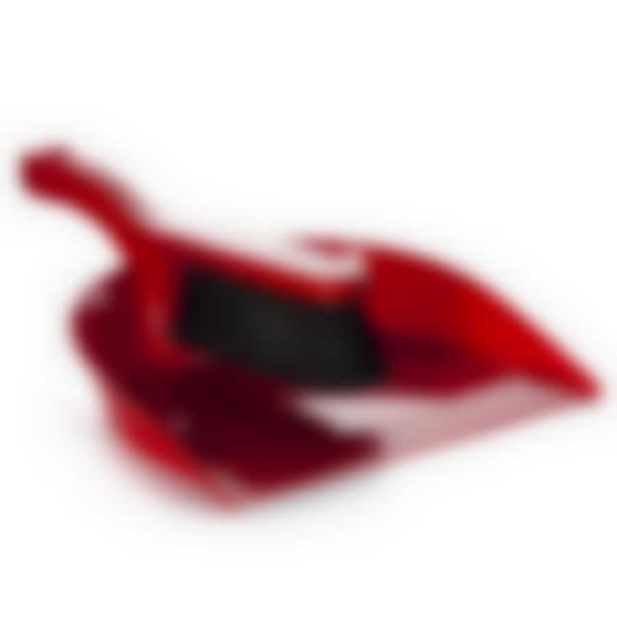 Щетка-сметка с совком ИДЕАЛ (красный)