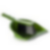 Щетка-сметка и совок с резинкой СТАНДАРТ (ярко-зеленый)