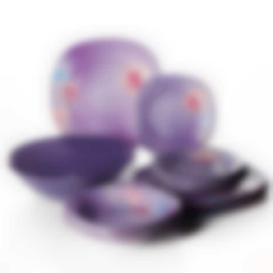 Столовый набор на 6 персон "ангел пурпл", 19 предметов