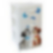 Комод АЛЬТ ДЕКО 3 секции, 505*405*740 мм (щенки) (цвет в ассортименте)